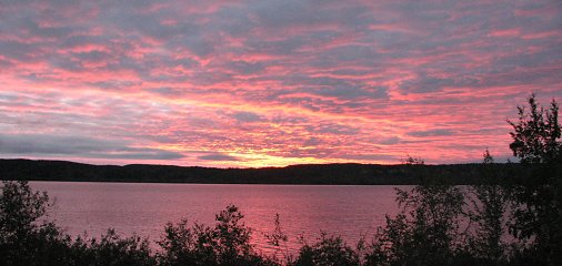 Abendstimmung am MacKenzie River