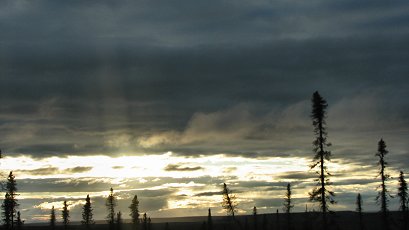 Abendstimmung in den Ogilvie Mountains